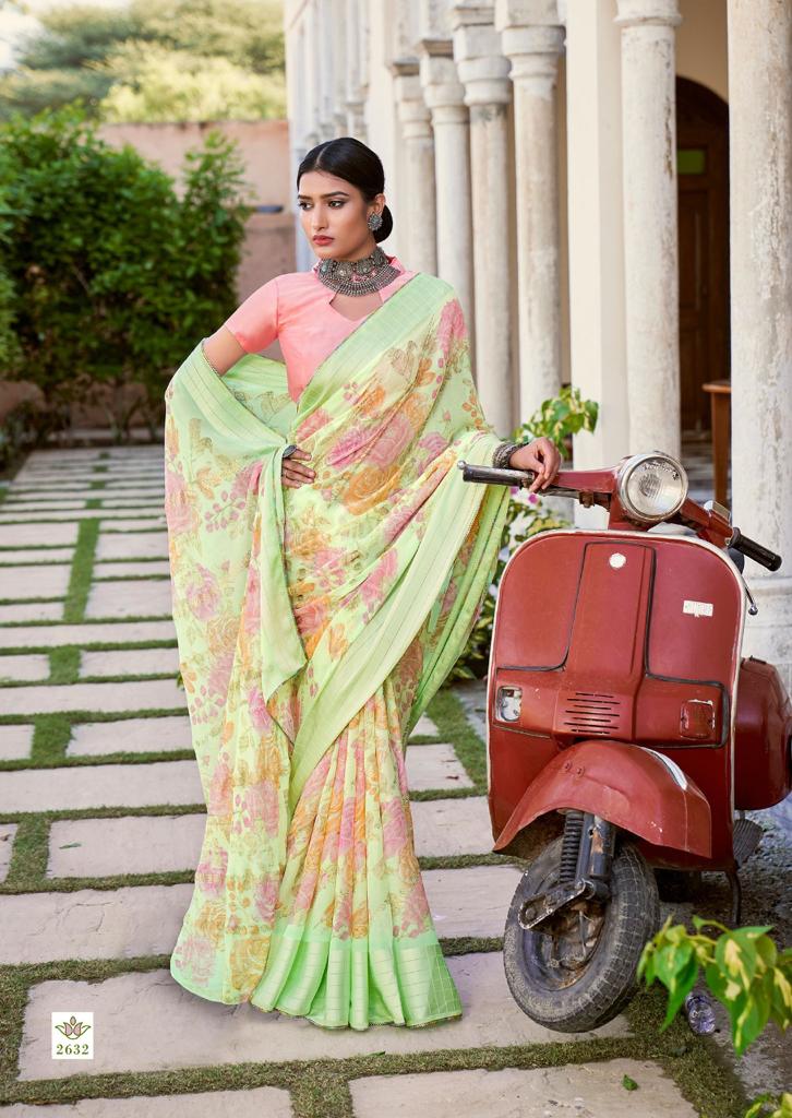 Kashvi Tanvi Fancy Chiffon Printed Ethnic Wear Designer Saree Collection
